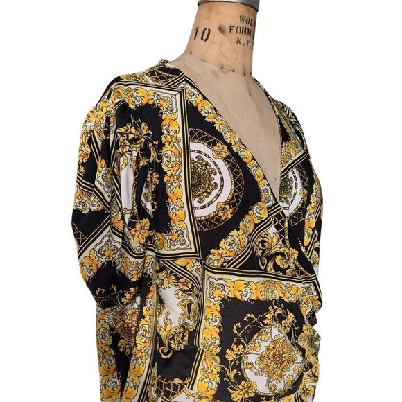 YOYO 5 Baroque Pattern Blouse - X-Large - Picture 3 of 8